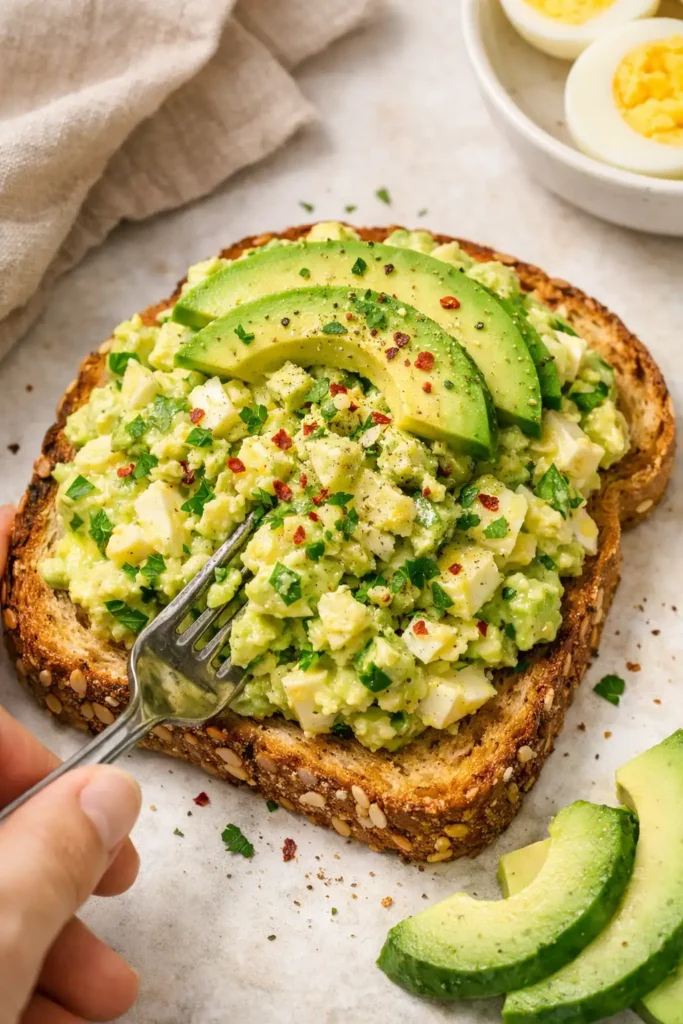 Herby Avocado Egg Salad (10-minute!)