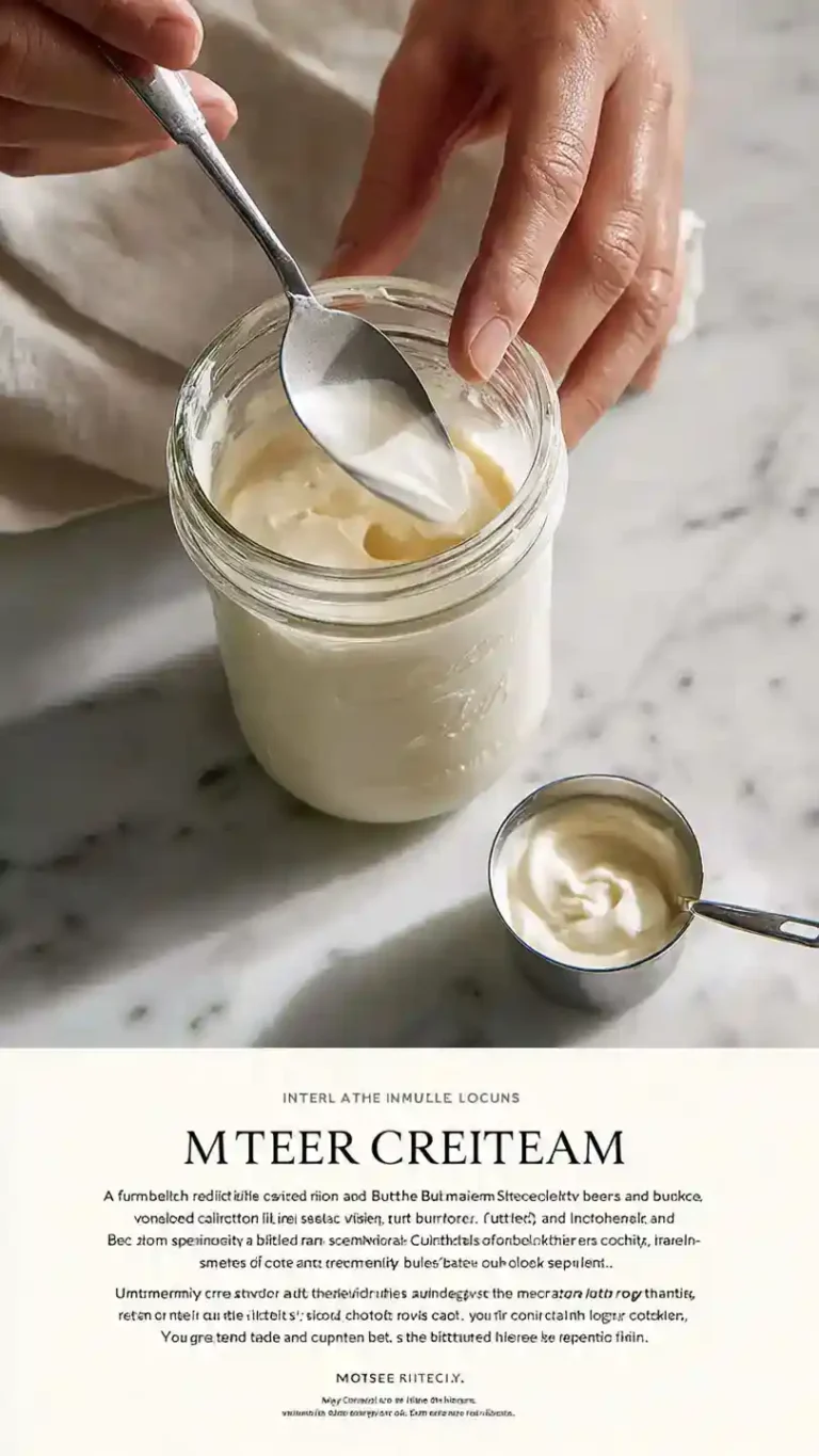How to Make Crème Fraîche (in One Easy Step!) Recipe – Rich, Tangy, and Foolproof