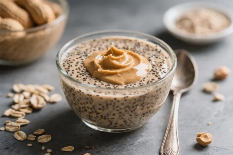 Healthy Peanut Butter Chia Pudding – Dairy-Free & High-Protein Snack