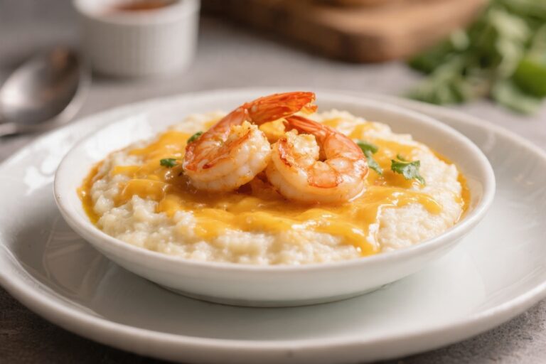 Easy Shrimp and Grits Recipe (Ready in 25 Minutes) – Rich, Cheesy & Comfort Food Classic