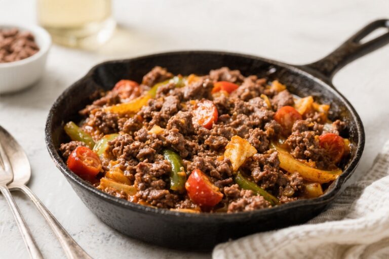 One-Pan Ground Beef Recipes for Dinner (Fast Cleanup + Big Flavor) – Easy Weeknight Wins