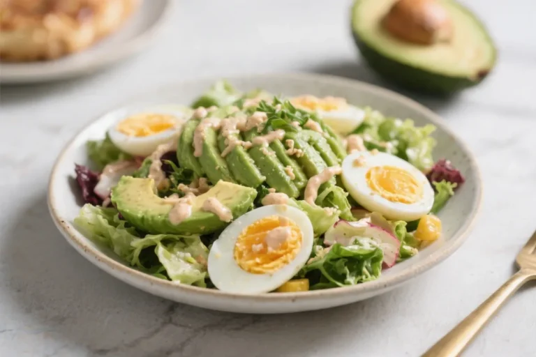 High Protein Avocado Egg Recipe Salad (No Mayo!) – Creamy, Fresh, and Satisfying