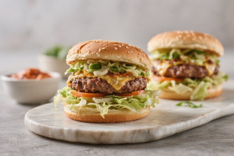 Cabbage Burgers Low-Carb Delicious