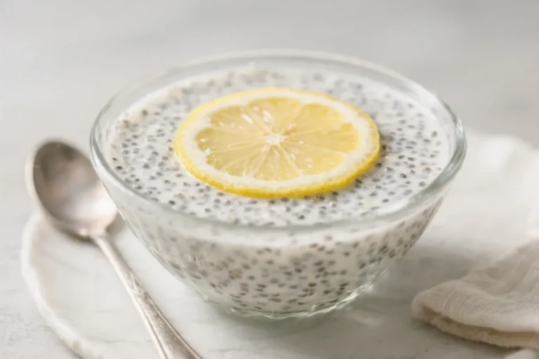 Creamy Lemon Chia Seed Pudding – Bright, Fresh, and Surprisingly Easy