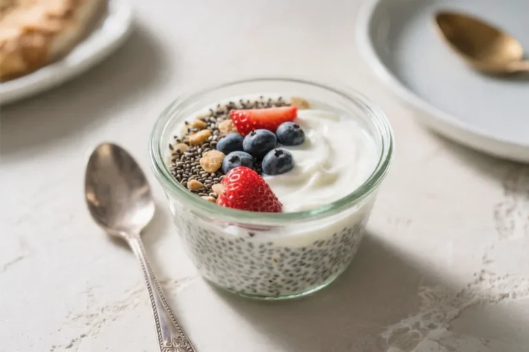 Greek Yogurt Chia Pudding (Healthy Overnight Breakfast) – Simple, Creamy, and Satisfying