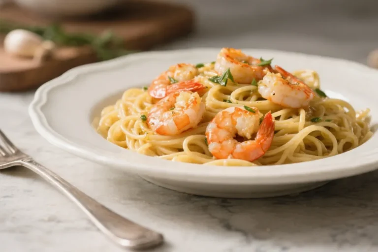 Garlic Shrimp Pasta in 20 Minutes – Buttery, Juicy & Packed with Flavor
