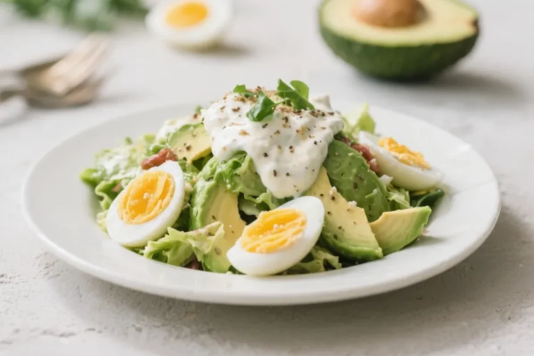 Easy Creamy Egg Avocado Salad – Simple, Satisfying, and Fresh