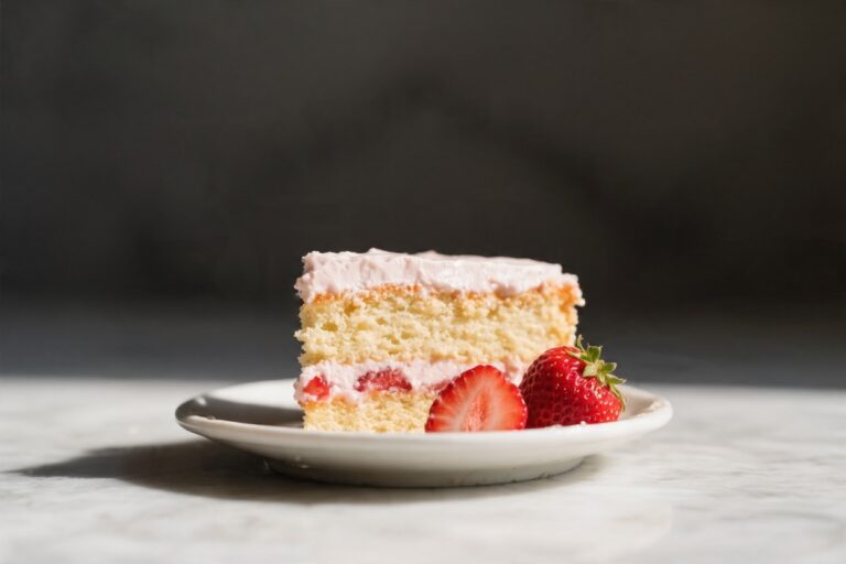 3-Ingredient Strawberry Cake 🍓 | No Sugar, No Flour, So Easy! – Simple, Fresh, and Naturally Sweet