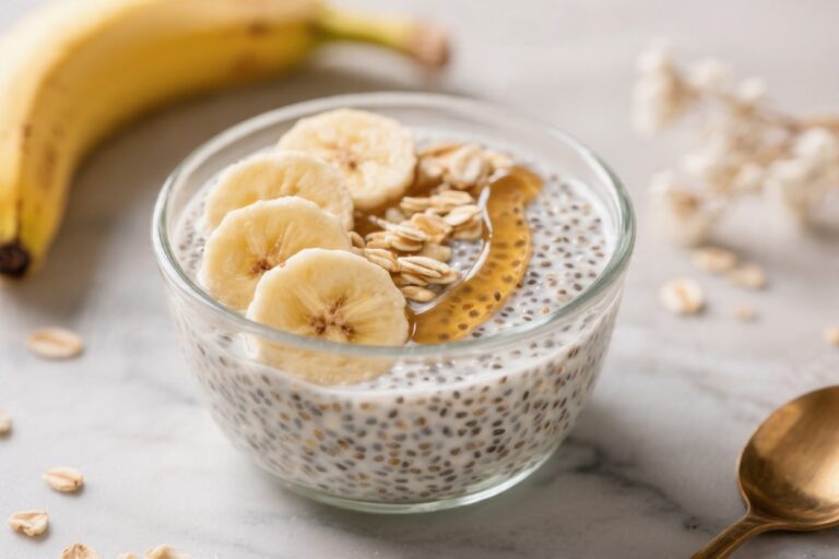 Creamy Banana Honey Chia Pudding (Perfect Healthy Breakfast Idea) – Simple, Satisfying, and Make-Ahead