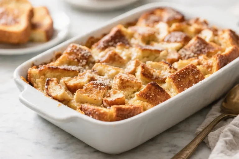 Best Make-Ahead French Toast Casserole (Easy Overnight Brunch Recipe) – Cozy, Crowd-Pleasing, and Simple