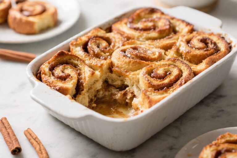 Cinnamon Roll French Toast Casserole (Easy, Make-Ahead & Perfect for Brunch) – A Crowd-Pleasing Favorite
