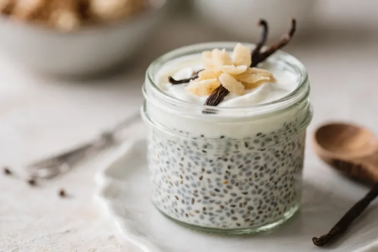 Vanilla Greek Yogurt Chia Pudding Overnight – Creamy, Simple, and Satisfying