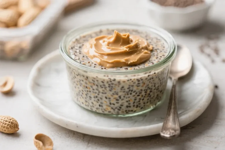 Easy Peanut Butter Chia Pudding (Dairy-Free & Perfect for Meal Prep)