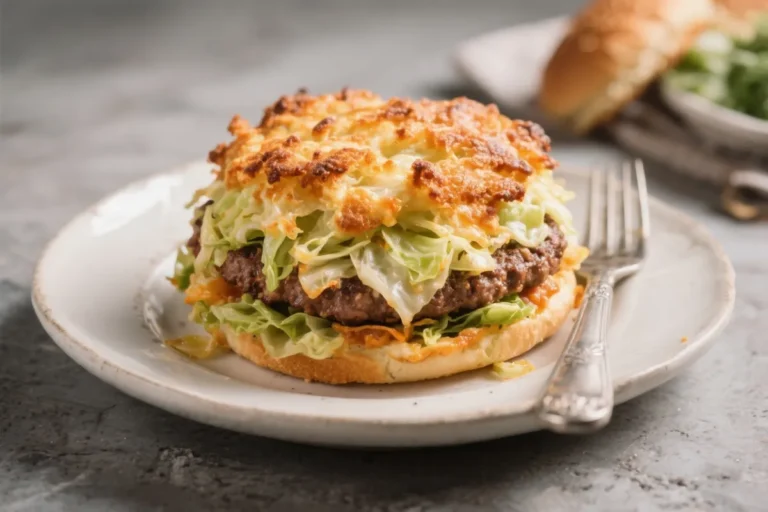 Easy Crispy Cabbage Burger Bake – Weeknight Comfort With a Crunch