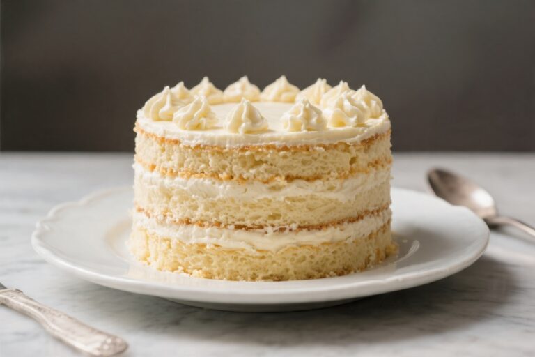 The Best Vanilla Layer Cake – Soft, Tender, and Full of Flavor