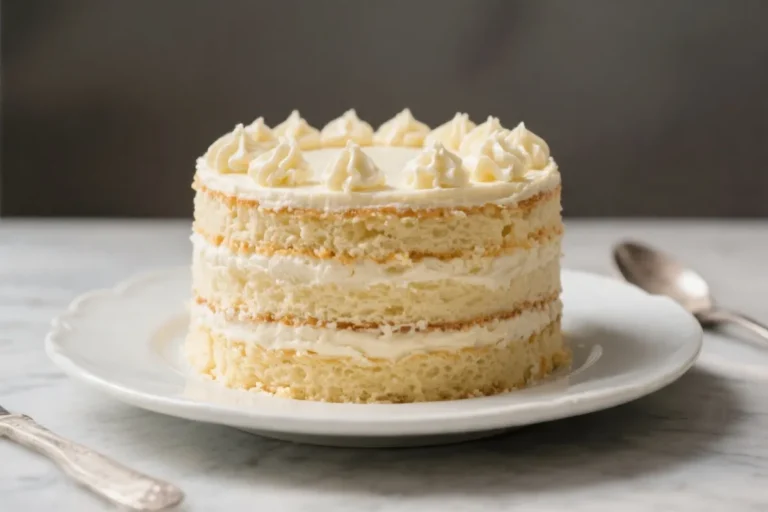 The Best Vanilla Layer Cake – Soft, Tender, and Full of Flavor