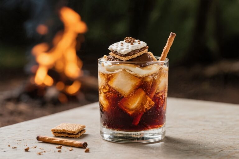 S’mores in a Glass 🤯🔥 | 5-Minute Campfire Cola Dirty Soda – A Cozy, Fun Treat