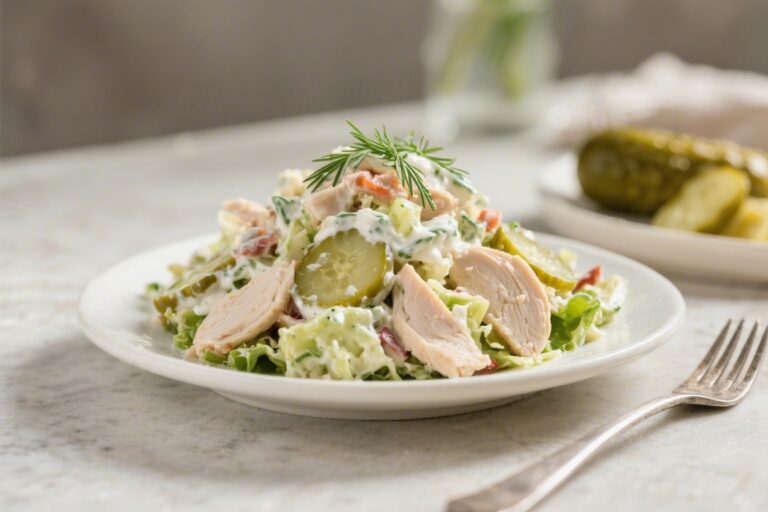 Dill Pickle Chicken Salad: Creamy, Tangy & Absolutely Addictive Recipe – A Fresh Take on a Classic