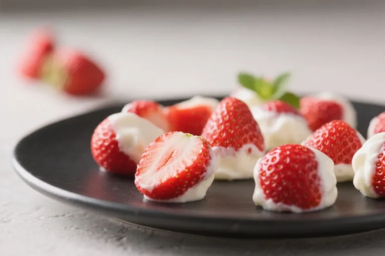 Strawberry Yogurt Bites – A Simple, Fresh, Freezer-Friendly Snack