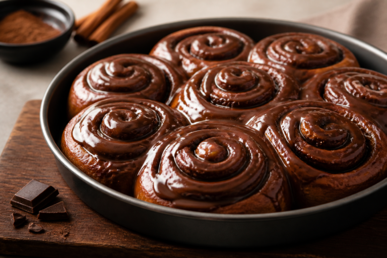 Chocolate Cinnamon Rolls – Soft, Gooey, and Extra Cozy