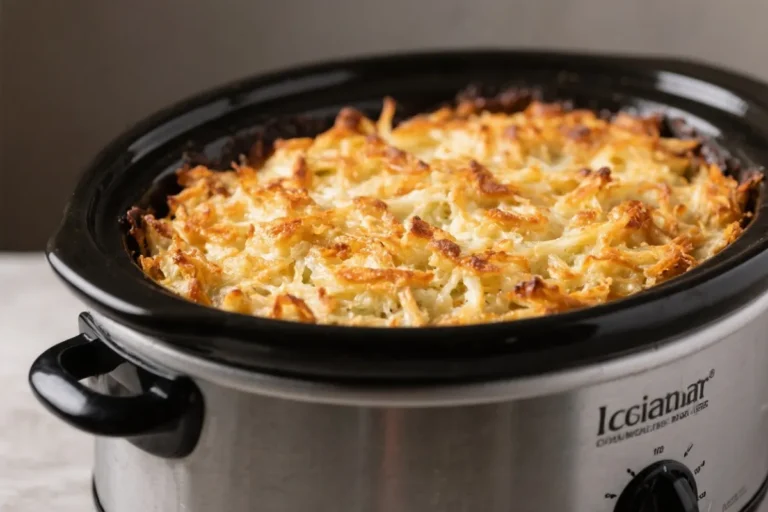 Hash Brown Casserole Crockpot – Cozy, Creamy, and Effortless