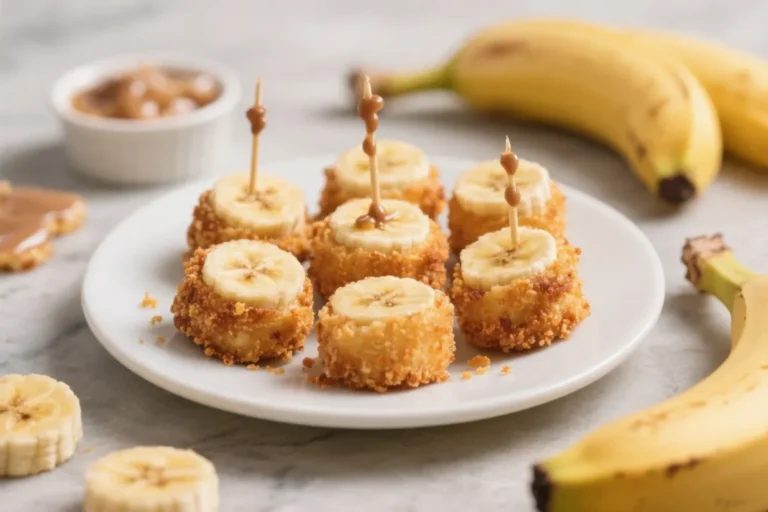 Sweet & Crispy Banana Bites 🍌 | The Perfect Quick Snack & Party Treat