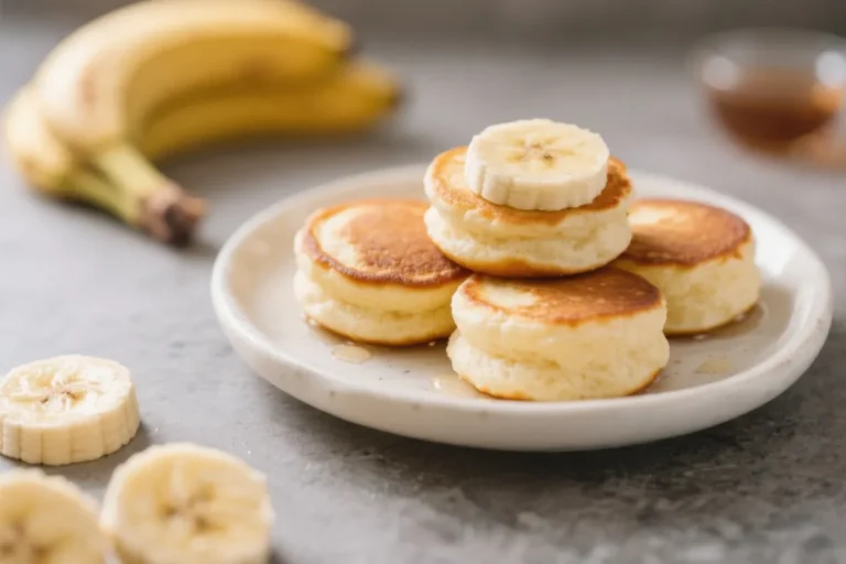 Fluffy Banana Pancake Bites for Quick Breakfast & Snack Time ✨ – Easy, Fast, and Kid-Friendly
