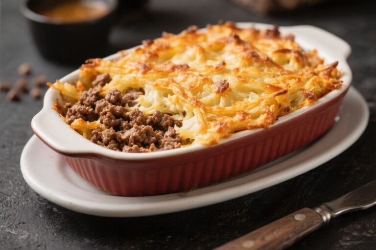 Hash Brown Casserole With Ground Beef – Cozy, Crowd-Pleasing Comfort Food