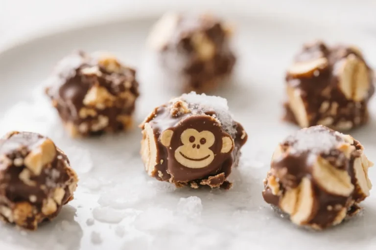 Frozen Chunky Monkey Bites 🍌 The Perfect No-Bake Treat for Kids & Adults