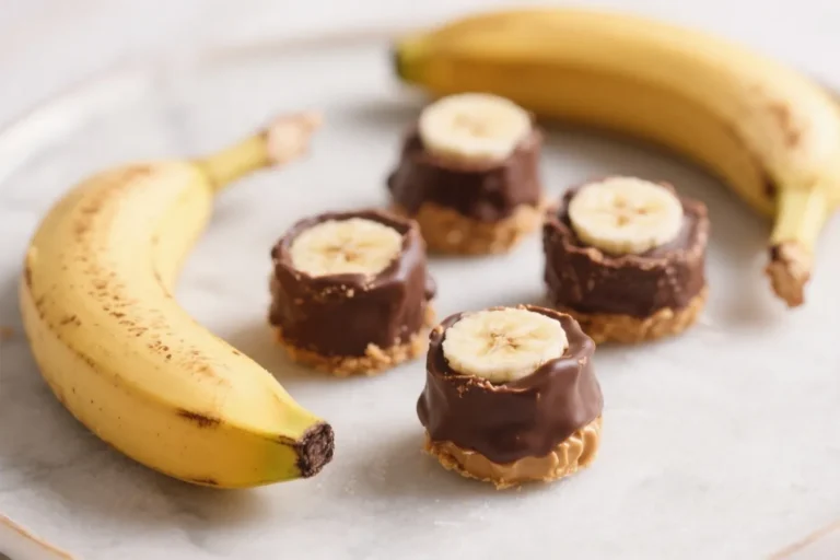 Chocolate Peanut Butter Banana Bites 🍫🍌 | Easy Frozen No-Bake Treat