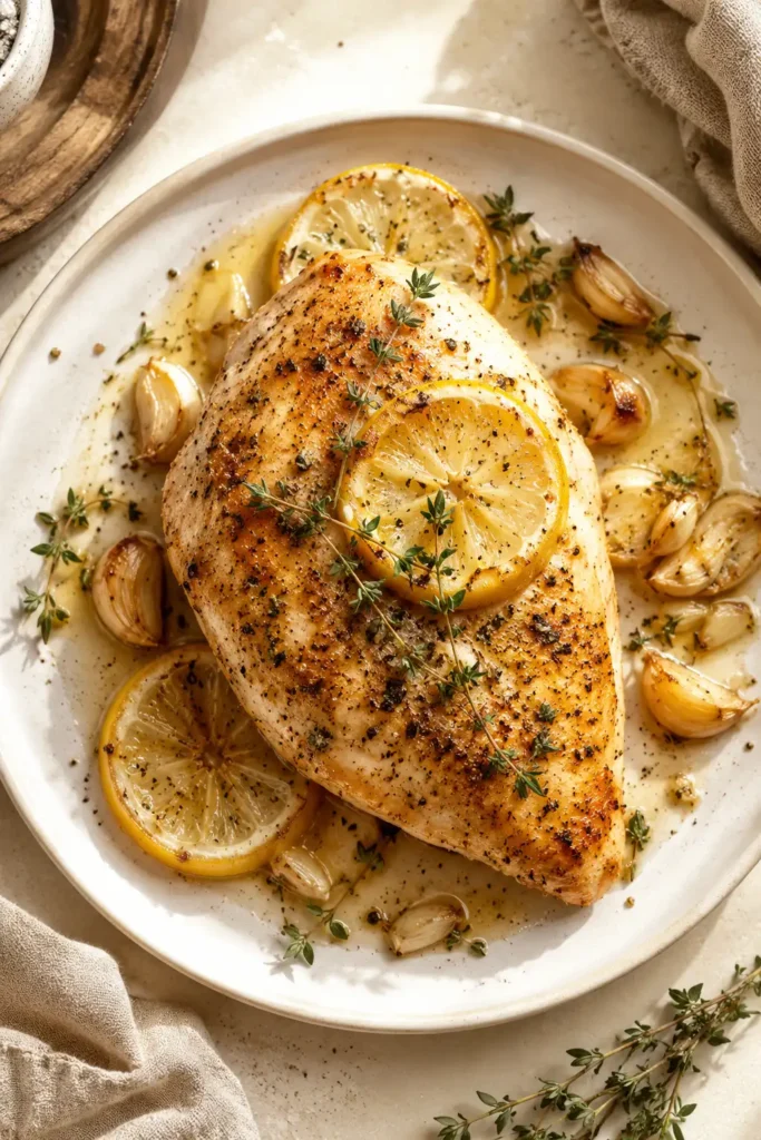 Lemon Herb Baked Chicken Breast