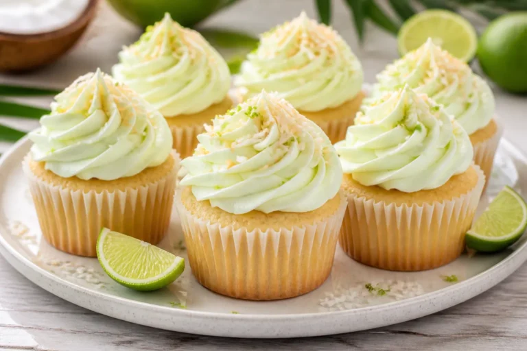 The Best Coconut Cupcakes With Zesty Lime Buttercream (Soft, Fluffy & Easy Recipe)