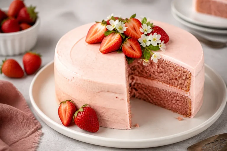 Gluten-Free Strawberry Cake – Soft, Juicy, and Perfect for Spring