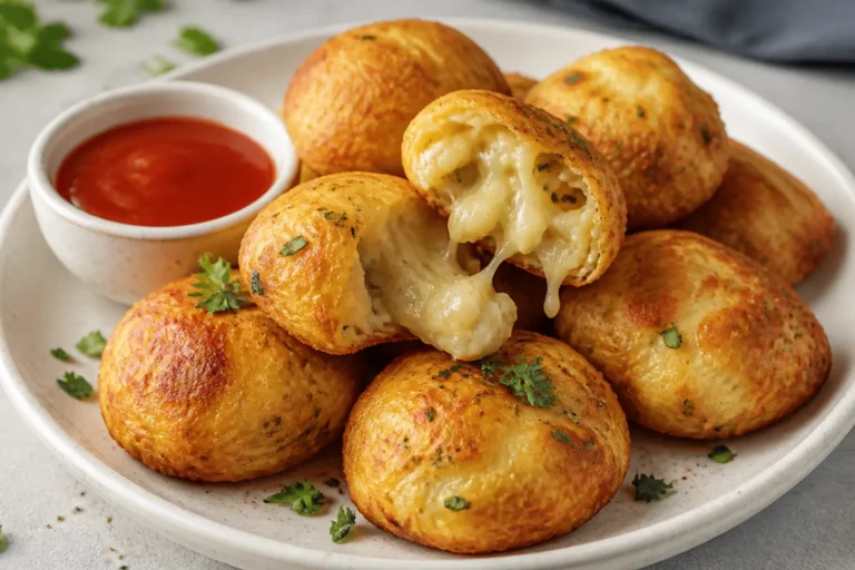 Cheesy Mashed Potato Puff Bites – Crispy, Creamy, Crowd-Pleasing Snacks