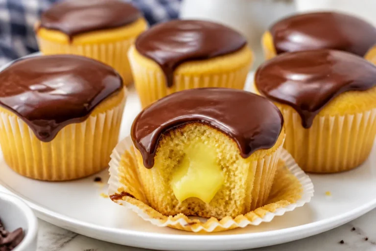 Boston Cream Pie Cupcakes – Classic Flavor in a Cute, Handheld Treat
