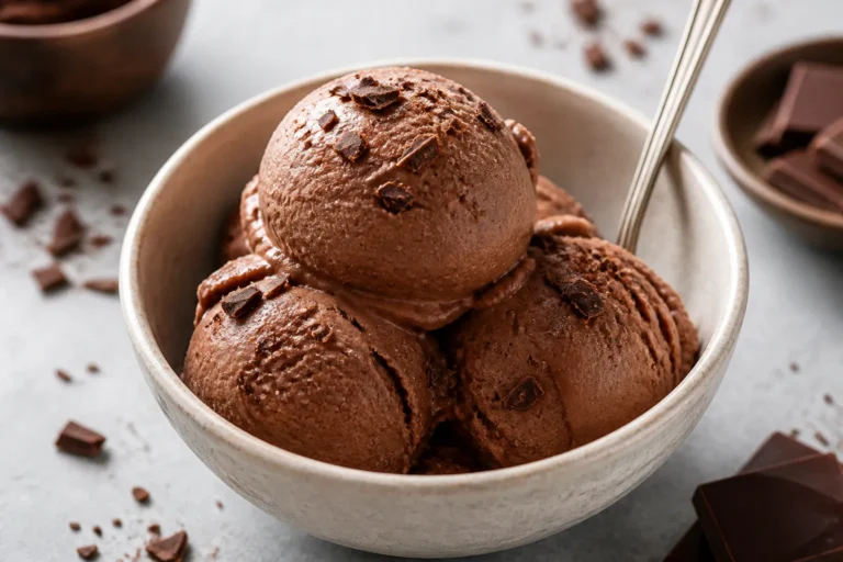 Chocolate Greek Yogurt Ice Cream: Easy, Healthy & High-Protein Recipe – Creamy Treat You Can Make at Home