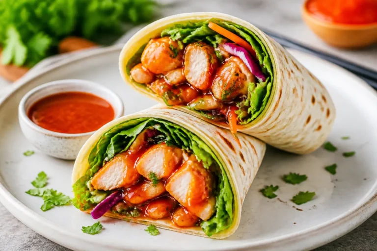 Easy Sweet Chili Chicken Wrap Recipe (Crispy, Flavor-Packed & Ready in 20 Minutes!)