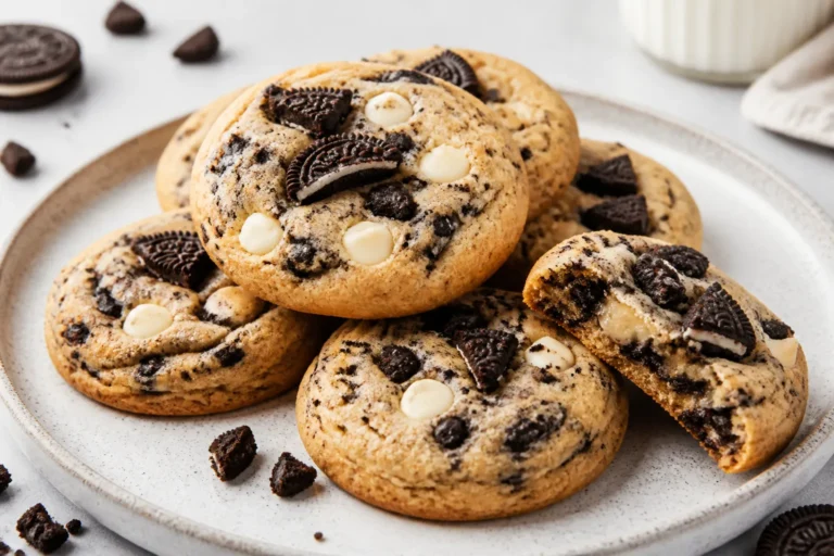 Oreo Cheesecake Cookies – Soft, Creamy, and Loaded with Cookies and Cream