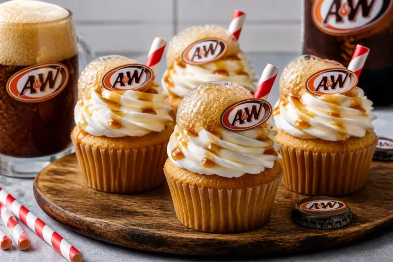 Root Beer Float Cupcakes – A Fun, Nostalgic Treat