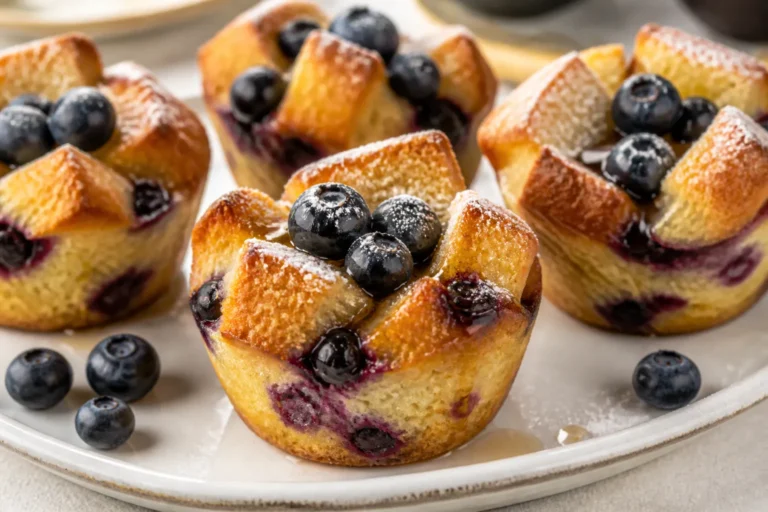Blueberry French Toast Cupcakes – Cozy Brunch Flavor in a Handheld Treat