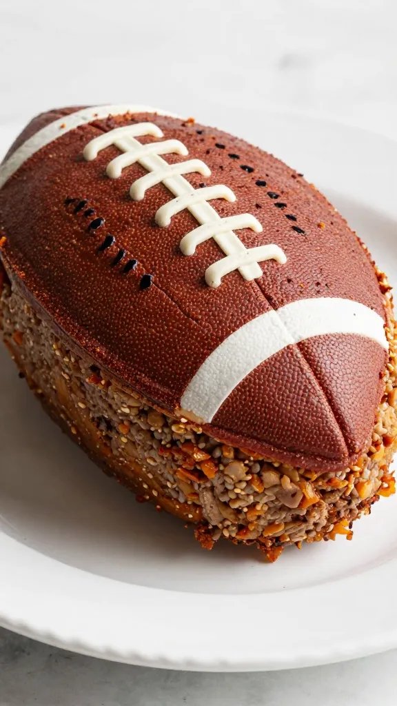 High-quality photo representing: 17. Game Day Football-Inspired Meatloaf