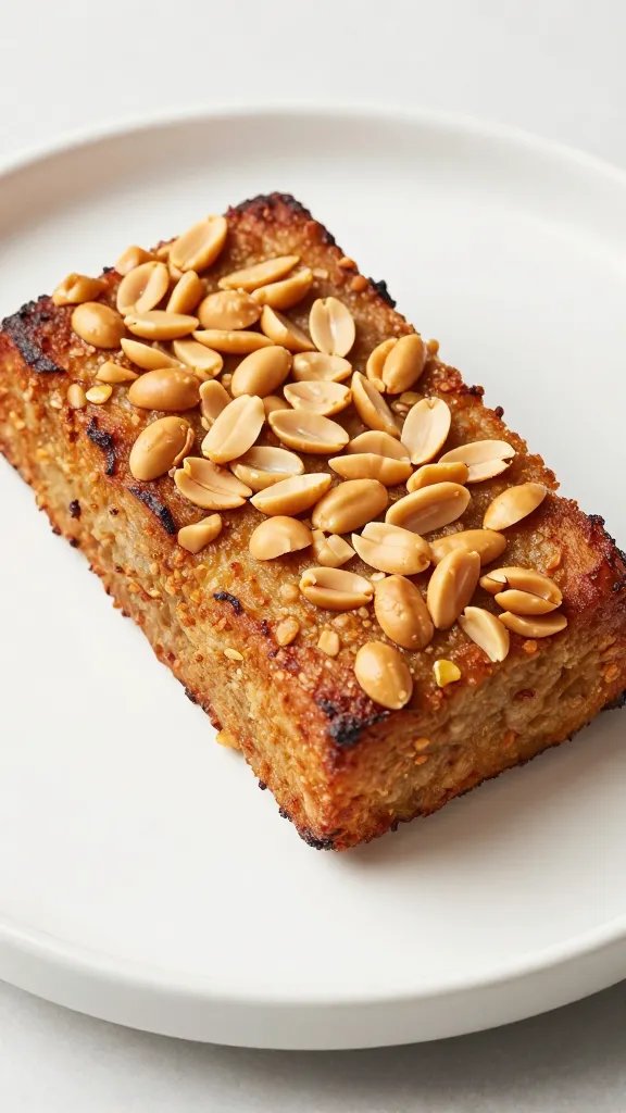 High-quality photo representing: 20. Thai Peanut-Inspired Meatloaf