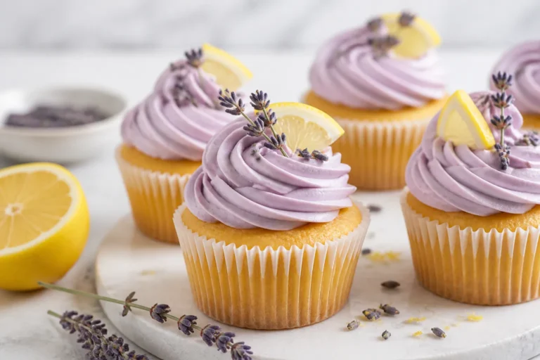 Lemon Lavender Cupcakes – Light, Bright, and Comforting