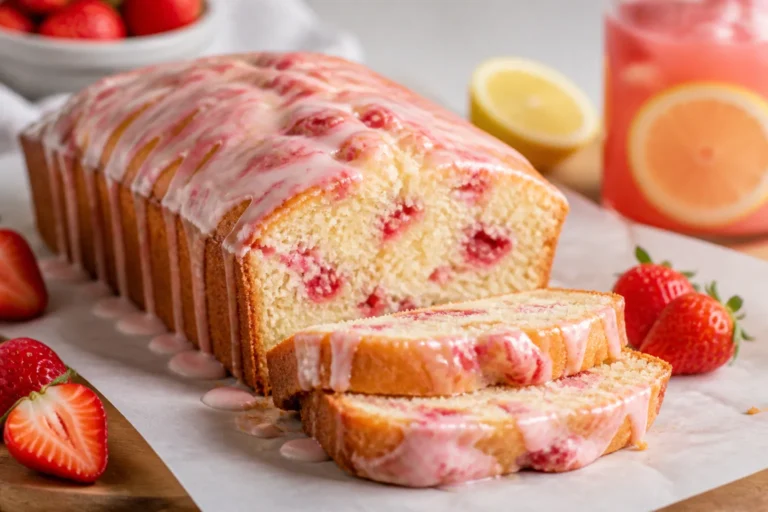 Strawberry Lemonade Quick Bread – Bright, Sweet, and Easy