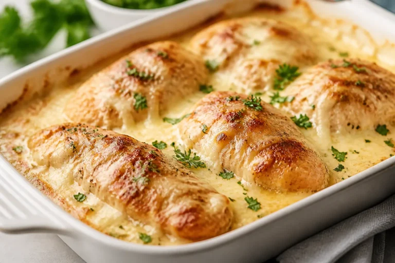 Keto Alfredo Chicken Bake – Creamy, Comforting, and Low-Carb