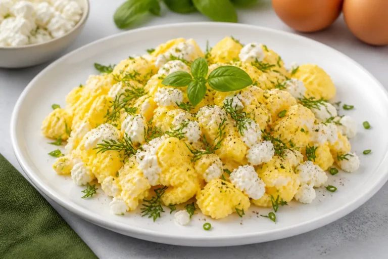 Egg With Cottage Cheese – A Quick, Creamy, High-Protein Breakfast