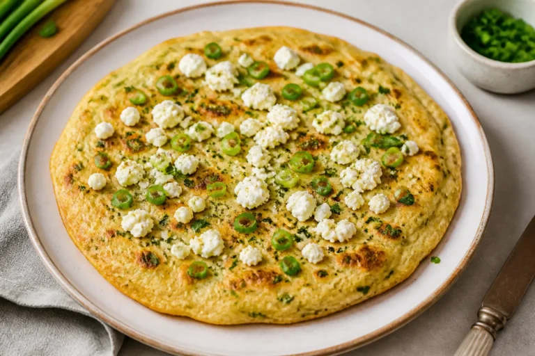 Egg and Cottage Cheese Flatbread – Quick, High-Protein, and Delicious