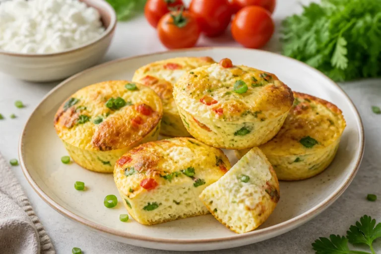 Fluffy Cottage Cheese Egg Muffins – Easy, High-Protein Breakfast Bites