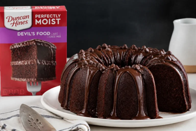 Chocolate Bundt Cake With Cake Mix Boxes – Easy, Moist, and Crowd-Pleasing