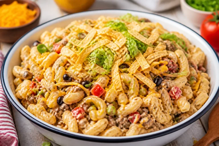 Ranch Taco Pasta Salad – Creamy, Zesty, Crowd-Pleasing Comfort